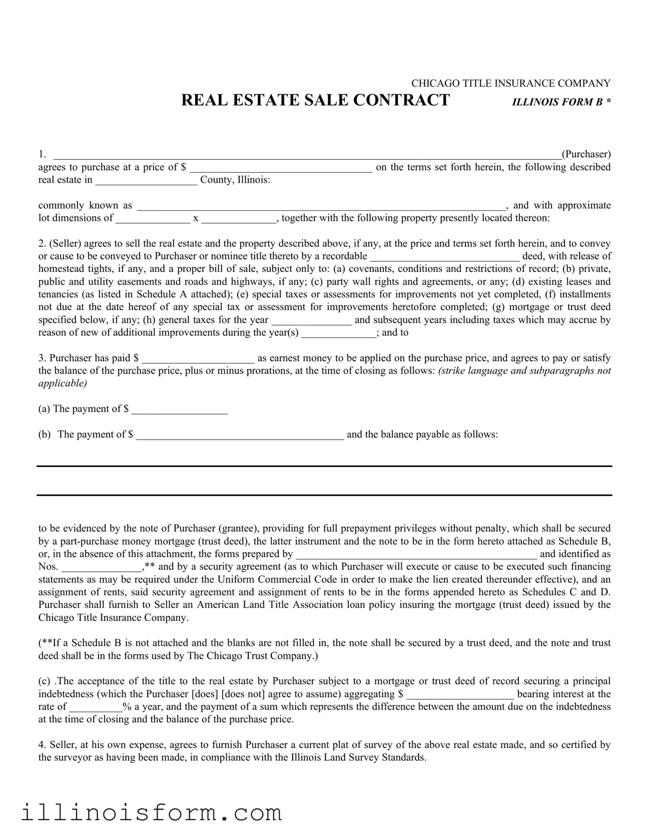 Fill a Valid Illinois Realtor Contract Template