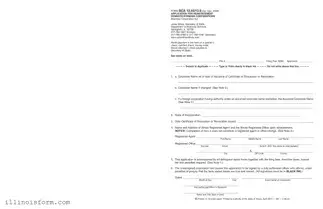 Fill a Valid Bca 12 45 Illinois Template