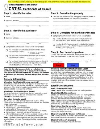 Fill a Valid Illinois Crt 61 Template