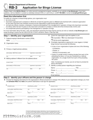 Fill a Valid Rb 3 Illinois Template
